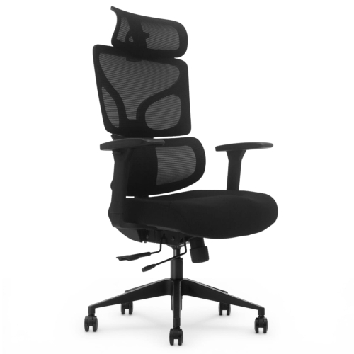 Fotel Ergonomiczny Biurowy ERGONAUT BIONIC Czarny