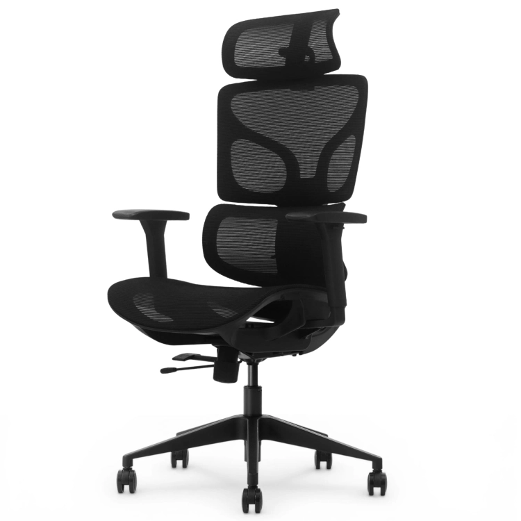 Fotel Ergonomiczny Biurowy ERGONAUT BIONIC AIR Czarny