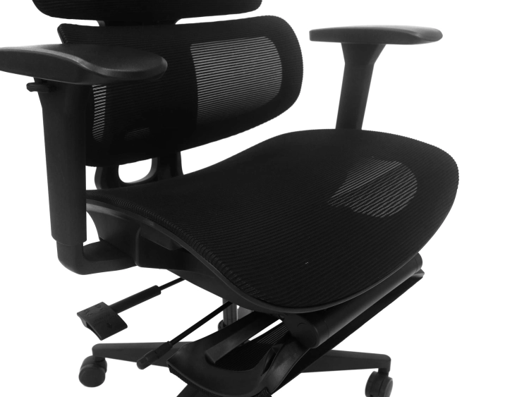 Fotel Ergonomiczny Biurowy ERGONAUT BIONIC AIR FR Czarny