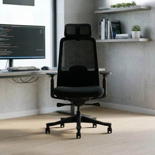Fotel Ergonomiczny Biurowy ERGONAUT NIMBUS Czarny