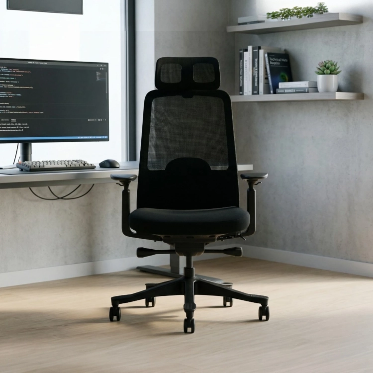Fotel Ergonomiczny Biurowy ERGONAUT NIMBUS Czarny