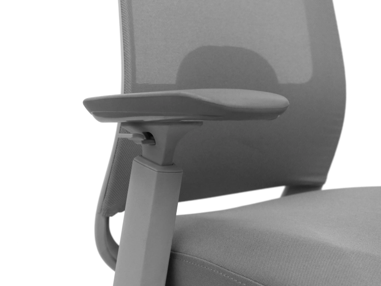 rawy podłokietnik fotela ERGONAUT NIMBUS z przyciskiem regulacji.