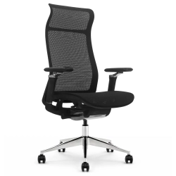 Fotel Ergonomiczny Biurowy ERGONAUT AERO Czarny