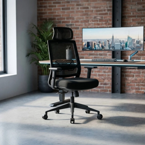 Fotel Ergonomiczny Biurowy ERGONAUT NEST Czarny