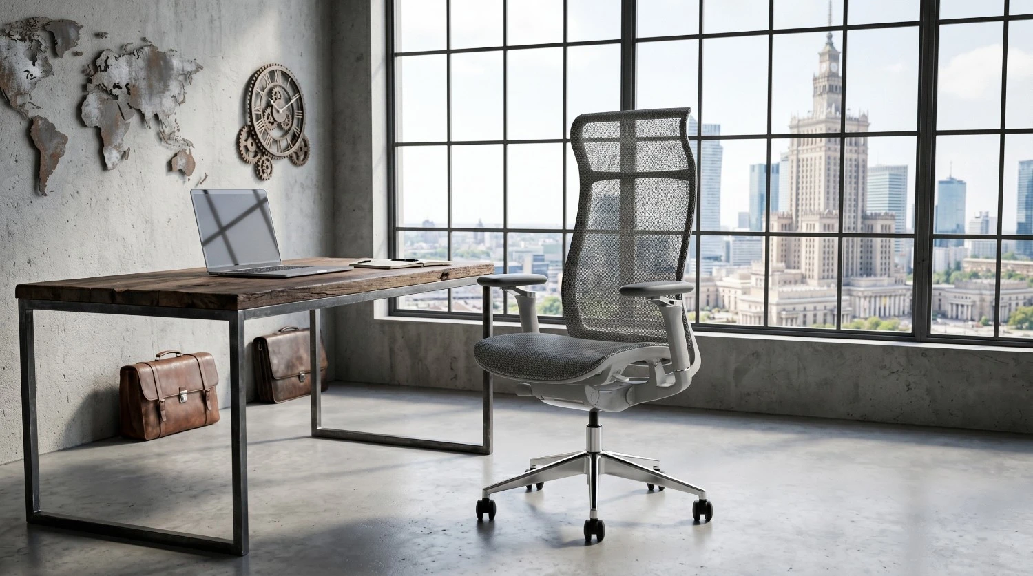 Fotel Biurowy Ergonomiczny ERGONAUT AERO GREY